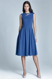 Sukienka midi Ann - niebieski - S73