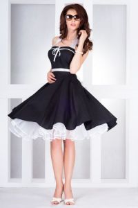 30-1 Rockabilly pin up sukienka czarna 30-1 Rockabilly pin up sukienka czarna