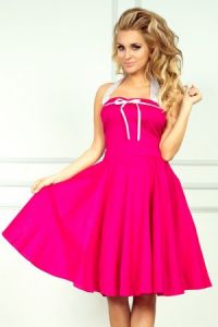 30-7 Rockabilly pin up sukienka MALINOWA 30-7 Rockabilly pin up sukienka MALINOWA